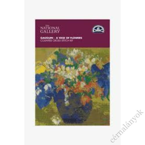 Gauguin - Váza virággal - DMC keresztszemes készlet