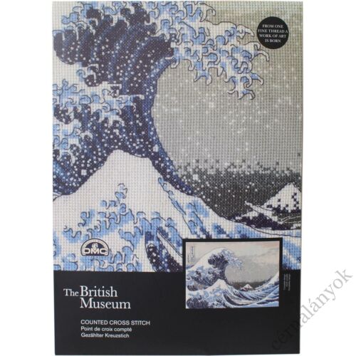 Hokusai: A nagy hullám - keresztszemes készlet