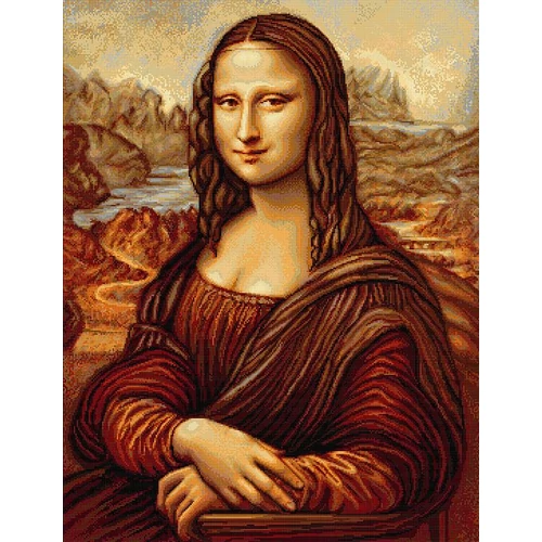 Mona Lisa - leszámolható keresztszemes készlet