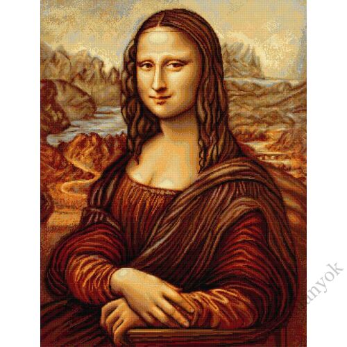Mona Lisa - leszámolható keresztszemes készlet