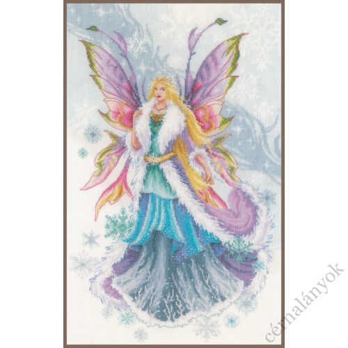 Fantasy Winter Elf Fairy - Lanarte keresztszemes készlet