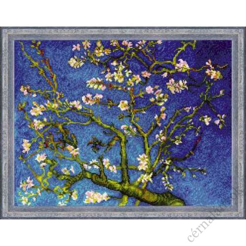 Mandula virágzás - Van Gogh festménye alapján keresztszemes készlet