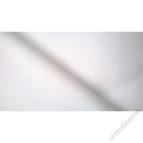 Zweigart gyöngyházfényű csillogós fehér hímzővászon - 32 ct (140 cm széles)