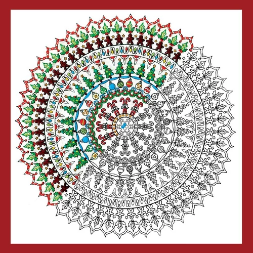 Zenbroidery - Karácsonyi mandala