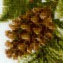 Kép 3/4 - Poinsettia / Mikulásvirág keresztszemes készlet