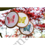 Kép 2/4 - Vervaco pillangós hímzőkészlet - 3 darabos