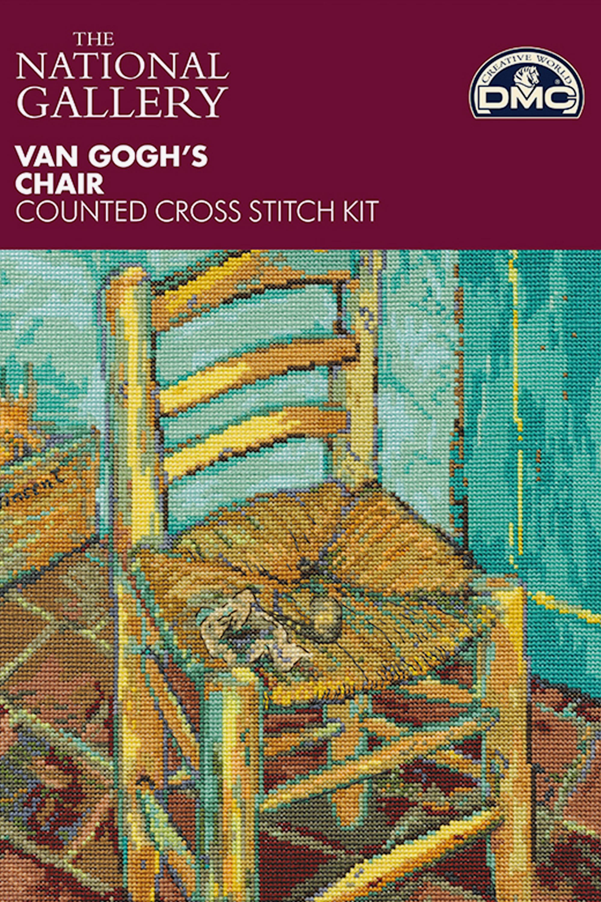Van Gogh: Van Gogh széke - keresztszemes készlet
