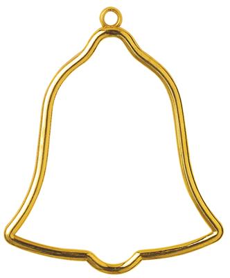Vervaco műanyag aranyszínű keret - harang forma