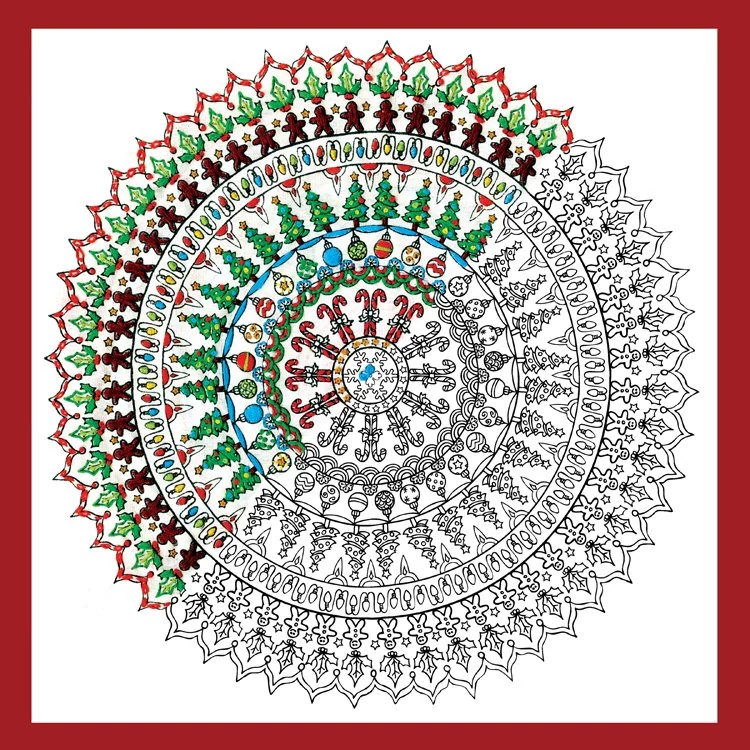 Zenbroidery - Karácsonyi mandala